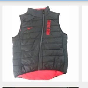 Nike Black and Red Ohio State Women's Vest